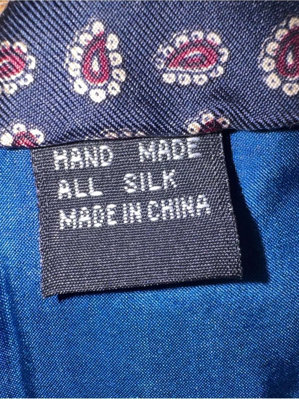 World Tie Patented Mens Zip Tie 100% Silk Blue Adjustable Neck Size Ready Wear